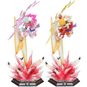 15-30CM <span class=keywords><strong>Luffy</strong></span> Nika <span class=keywords><strong>Luffy</strong></span> God Sun Gear 5 mono dibujos animados <span class=keywords><strong>figura</strong></span> grande PVC Anime <span class=keywords><strong>figura</strong></span> figuras japonesas recoger - Product Image 4