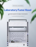 Hotte à fumée moderne tout acier avec armoires pour laboratoire de chimie scolaire