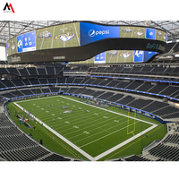 Panneaux LED P10 pour extérieur et intérieur, écran publicitaire pour stade de football, panneau d'affichage périmétrique 960*960mm, mur vidéo LED