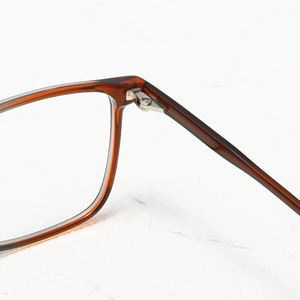 Monturas de gafas rectangulares de borde completo, color sólido, resina ligera para adultos, unisex, uso diario, corrección de la visión - Product Image 5