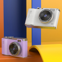 Cámara CCD Portátil Clásica de 2.4 Pulgadas con Doble Lente, Grabadora de Video HD 1080P, Mini Cámaras Digitales para Niños para Fotografía