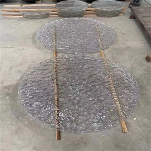 Fusing <strong>Glass</strong> Decorative <strong>Glass</strong> <strong>Panels</strong> Hot Melting Cast <strong>Glass</strong> for Light - Product Image 2