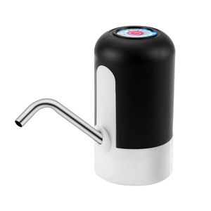<b>Portable</b> <b>Water</b> <b>Dispenser</b> <b>Pump</b> Electric White And Black Button Operated Plastic Housing Compact Design For Home Use - Product Image 4