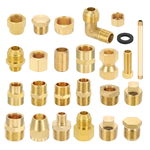 Raccords de tuyauterie en laiton, filetage NPT mâle droit, tête hexagonale, poli, résistant à la corrosion, haute pression, pour alimentation en eau - Product Image 2