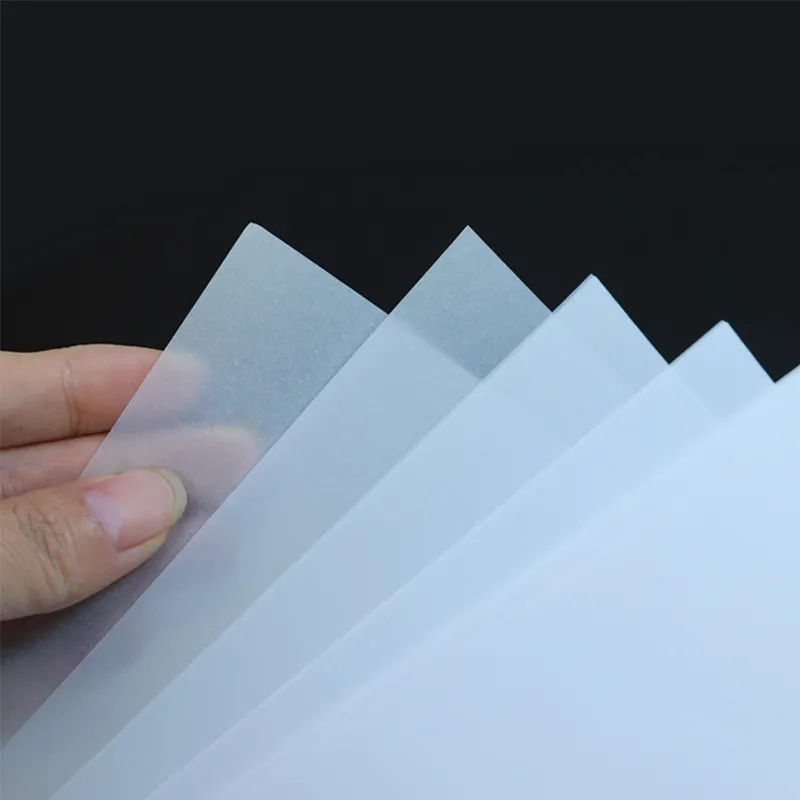 Manufacturers 45G 55G 95G Translucent Printing A4 Full Transparent Drafting Sheets Vellum Paper Tracing Paper