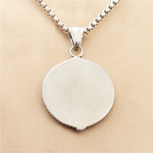 European American Style Stainless Steel <b>Cross</b> Pendant Necklace Men's Retro Geometric Design 19088 - Product Image 2