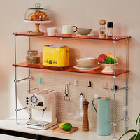 Étagère de bureau en acrylique à cadre métallique réglable, support de rangement multi-niveaux à panneaux perforés, autres meubles ménagers