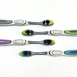 Brosse à dents manuelle pour adultes, poils moyens, design innovant, manche confortable, pour usage domestique - Product Image 3