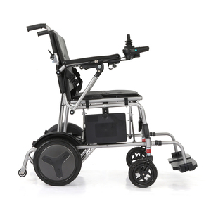 Silla de ruedas eléctrica de viaje de aleación de aluminio plegable con Control remoto ultraligero 2025 para discapacitados - Product Image 6