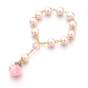 Pulseras Elásticas con Cuentas de Perlas Rosas y Colgante de Cruz, Recuerdo de Fiesta o Regalo <span class=keywords><strong>para</strong></span> Mujeres y Niñas, Cumpleaños o Baby Shower - Product Image 3