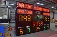 Mini/büyük Elektronik Basketbol Skor Tahtası Led Ekranlı Skor Tahtası Kriket/futbol/basketbol için