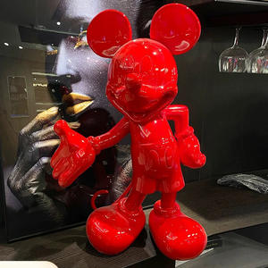 Decoración del Hogar personalizado <span class=keywords><strong>Mickey</strong></span> escultura tamaño real fibra de vidrio Mickeys <span class=keywords><strong>Mouse</strong></span> estatuas pintura <span class=keywords><strong>Mickey</strong></span> escultura - Product Image 3
