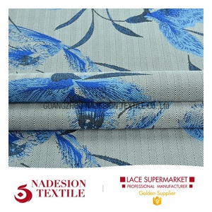 <span class=keywords><strong>Tela</strong></span> <span class=keywords><strong>de</strong></span> Satén Brocado <span class=keywords><strong>Azul</strong></span> Chino <span class=keywords><strong>de</strong></span> Diseño Nuevo Personalizado por Yarda - Product Image 3