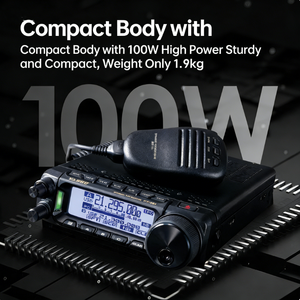 วิทยุสื่อสาร Yaesu FT891 ระยะไกล 50 กม. สำหรับติดตั้งในยานพาหนะ - VHF/UHF  กันน้ำระดับ IPX5 ไม่ต้องใช้ซิมการ์ด กำลังส่งสูง ไร้สาย - Product Image 1