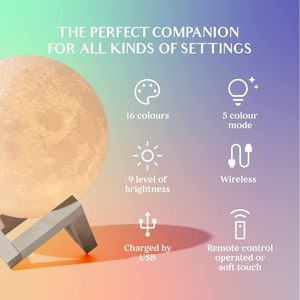 Lampe de nuit LED ours RVB blanc chaud à intensité variable, rechargeable par USB, avec interrupteur, pour une ambiance romantique, vente en gros - Product Image 2