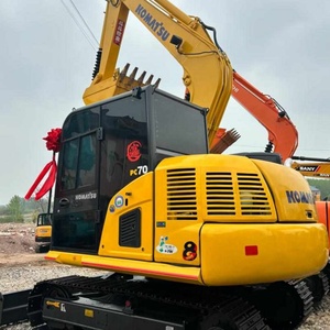 Excavatrice sur chenilles hydraulique d'occasion PC70 Kawasaki, très demandée, capacité de godet de 0,32 m³, 7 tonnes d'origine, en stock - Product Image 3