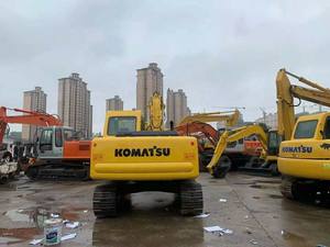 Mini pelleteuse à ramper Komatsu PC120 de 12 tonnes utilisée avec le plus grand stock de composants de base du moteur de Shanghai inclus - Product Image 3