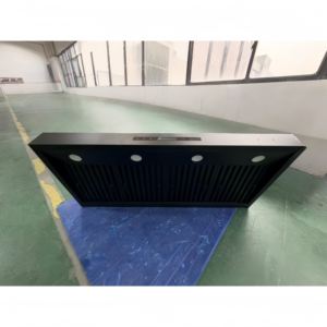 60 Inch 1800CFM Electric Stainless Steel 4-Speed Range Hood with LED <b>Lights</b> Dual Motors Baffle Filter Remote for Restaurant - Product Image 3