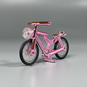 Accesorios de Bloques de Construcción para Bicicletas Electrochapados, Conjuntos de Bloques de Construcción para Bicicletas Compatibles con Mini Figuras de Acción, Juguetes de Plástico Personalizados - Product Image 2