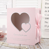 Boîte à bijoux en papier de luxe avec logo personnalisé, boîte cadeau compacte pour collier, boîte en carton haut de gamme exquise