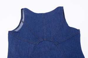 Vestido Vaquero Ajustado Personalizado al por Mayor, Vestido Vaquero, Jeans Largos para Mujer, Faldas Vaqueras - Product Image 4