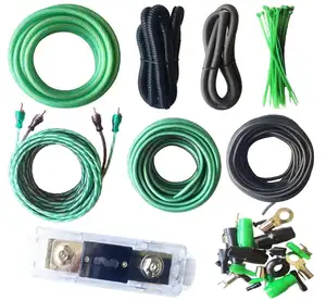copper-clad-aluminum car Audio 0/4/8 Gauge Amplifier installation wiring kit