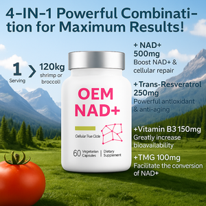 Горячая распродажа: Капсулы NAD+ OEM – антиоксидантная добавка для улучшения концентрации и ясности ума. Капсулы NAD+ для повышения уровня NAD. - Product Image 6