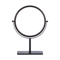 Miroir Cosmétique Portable Double Grossissement Finition Chromée Design Personnalisé pour le Bain et le Maquillage – Cadeau Idéal pour les Passionnés de Beauté avec Logo Gravé à Chaud