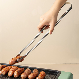 Outils de barbecue en acier inoxydable 18/8 (304) extra longs de qualité supérieure, pinces <span class=keywords><strong>à</strong></span> viande rotatives, pinces <span class=keywords><strong>à</strong></span> hot-dogs, pinces <span class=keywords><strong>à</strong></span> barbecue pratiques pour la maison et le camping - Product Image 1