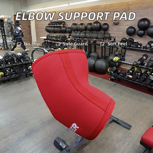 Coderas de Compresión para Levantamiento de Pesas con Logotipo Personalizado, Almohadillas de Neopreno Suaves, Protección Profesional, 7 mm de Grosor, Soporte Unisex - Product Image 2