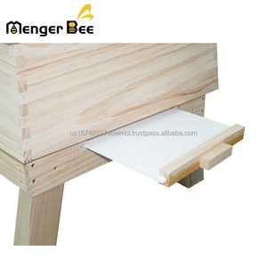 Nouvelle ruche à abeilles personnalisable en bois de sapin, design peint, modèle britannique national, 3 couches profondes, à vendre - Product Image 5
