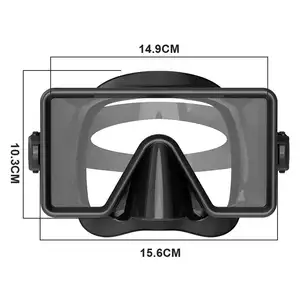 Fabrika OEM özel Logo şnorkel maske Set tam kuru silikon tüplü dalış maskesi ve şnorkel seti
