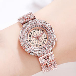 Nuevo reloj de mujer, éxito de ventas, moderno y elegante, oro rosa con diamantes, resistente al agua - Product Image 5