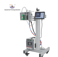 Machine de codage laser UV volante 355nm 5W pour l'impression de codes QR et la traçabilité automatisée des lignes d'emballage électronique