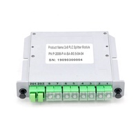 Cassette Type PLC Splitter 1x4 1x8 1x16 SC/UPC SC/APC Insert Type Plug-in LGX Splitter Module Fiber Optique PLC Splitter Box 1:8