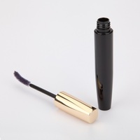 Emballage cosmétique de luxe Belite, conteneur cylindrique en aluminium/plastique argenté élégant pour mascara, brosse à peigne fin, bouchon à vis