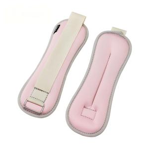 Lests de cheville et de poignet souples, respirants et ajustables (0,3-2 kg) – Remplissage de sable de fer, sac lesté antidérapant, unisexe, multicolore, logo personnalisé - Product Image 2
