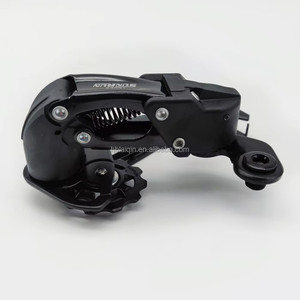 SUNRUN Dérailleur arrière de vélo en alliage 7/8/<span class=keywords><strong>9</strong></span> <span class=keywords><strong>vitesses</strong></span> pliable noir Compatible avec pour modèle RD-HG-27A - Product Image 2