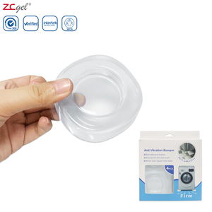 Almohadilla Transparente <span class=keywords><strong>para</strong></span> <span class=keywords><strong>Lavadora</strong></span>, Base Antideslizante y Antichoque, Alfombrilla Multifuncional Autoadhesiva de Goma PU - Product Image 2