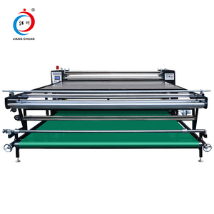 Industrial 600mm Drum Diameter Touch <strong>Screen</strong> PLC OIL Heating Transfer Roller Sublimation Machine <strong>Calender</strong> - Product Image 2