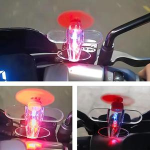 Décoration LED pour moto à énergie éolienne, pour une conduite sécurisée, ornement d'avion, pour guidon de moto et rétroviseur de voiture - Product Image 5
