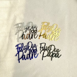 Décorations de gâteau en acrylique pour la Fête des Pères - Joyeuse Fête des Pères - Meilleur Papa - Décoration de gâteau en plastique style Ins - Product Image 5