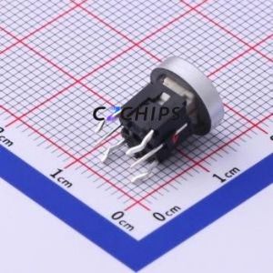 K6-6162D02 Tactile Switch Through hole Component (THT) Switch 1.6N Through Hole 10mm 50mA - Product Image 2