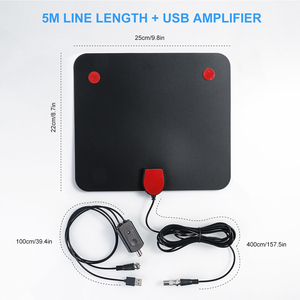 Alta ganancia con circuito amplificador <span class=keywords><strong>Antena</strong></span> de <span class=keywords><strong>TV</strong></span> <span class=keywords><strong>digital</strong></span> interior UHF VHF HDTV <span class=keywords><strong>antena</strong></span> de <span class=keywords><strong>TV</strong></span> <span class=keywords><strong>digital</strong></span> para <span class=keywords><strong>TV</strong></span> 4K - Product Image 2