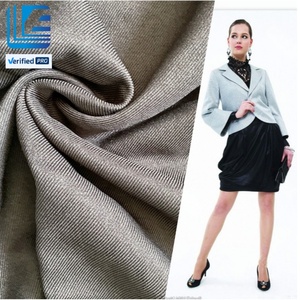 Tissu en lin épais tissé 100% polyester, respirant, en filament composite, confortable, en polaire pour vêtements de mode, manteaux, robes, pantalons - Product Image 1
