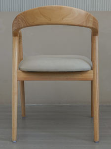 आधुनिक ठोस लकड़ी यूरोपीय शैली डाइनिंग रूम शादी गर्म बिक्री लकड़ी की कुर्सी - Product Image 5