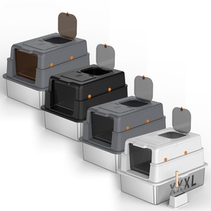 Caja <span class=keywords><strong>de</strong></span> Arena para Gatos Portátil <span class=keywords><strong>de</strong></span> Acero Inoxidable, Plegable y Grande, con Pala, Fácil <span class=keywords><strong>de</strong></span> Limpiar, Venta al por Mayor OEM, Éxito <span class=keywords><strong>de</strong></span> Ventas en Línea - Product Image 6