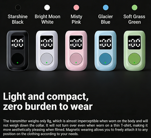 Micrófono Lavalier Inalámbrico QY88 Omnidireccional Ligero de 2.4G con Cancelación de Ruido y Conector Lightning para Teléfonos Inteligentes - Product Image 4