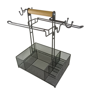 Amazon Hot Sale !easy Moutable Grill <strong>Utensil</strong> Organizer ,Picnic Condiment Snack <strong>BBQ</strong> <strong>Holder</strong> for Storage Organizing Paper Towels