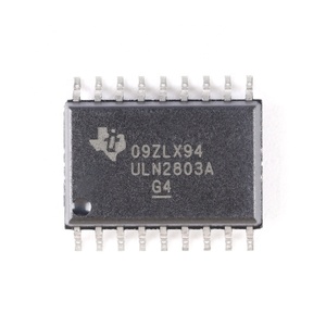 ULN2803ADWR 8채널 달링턴 트랜지스터 어레이 IC <span class=keywords><strong>50V</strong></span> 500mA SOIC18 표면 실장 TTL/CMOS 호환 -40~+85 릴레이 - Product Image 1